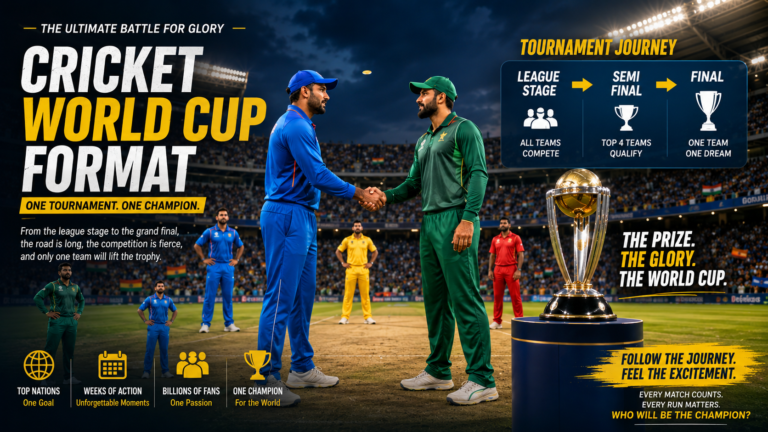 How the 2027 ICC Cricket World Cup Format Works