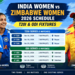 India Women vs Zimbabwe Women 2026: Schedule, Fixtures and Live Streaming
